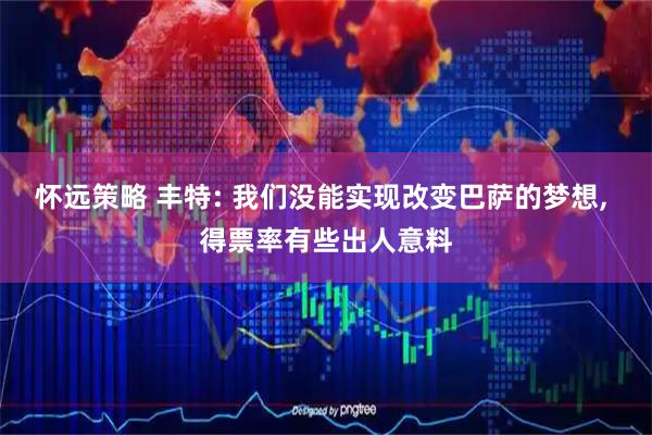 怀远策略 丰特: 我们没能实现改变巴萨的梦想, 得票率有些出人意料